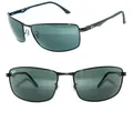 Ray Ban SONNENBRILLE SCHWARZ GRÜN RB 3498 64 große HERREN BRILLE 3534 ETUI 3484