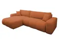 Mirjan24 Ecksofa mit Bettkasten Furyn Maxi, Eckcouch Couch mit Schlaffunktion, Wohnlandschaft, Bettfunktion, Design L-Form Sofa, Seite Universal, Stoff Plüsch (Velo 627)