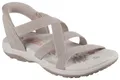 Sandale "REGGAE SLIM-STRETCH FLEX", Flats, Trekking Sandale mit Slip-ins Funktion, Gr. 38, taupe