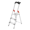 Hailo Alu-Sicherheits-Stehleiter L80 ComfortLine 3 Stufen