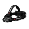 Ledlenser 502124 H19R Core Stirnlampe LED, 3500 Lumen, aufladbarer Lithium Akku, wasserdicht IP67, Constant Light, Fusion Light, USB Magnetladekabel, Headlamp, Kopflampe, Schwarz, Leuchtweite 300 m