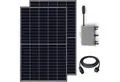 VESKA Solaranlage Balkonkraftwerk 920 / 600 Watt Photovoltaik Mini-PV Anlage, 600,00 W, Monokristallin, (Steckerfertig genehmigungsfrei, Upgradebar auf 800 W Schwarz WIFI), PERC Technologie, Antireflexbeschichtung