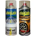 VW Vermelho Flash LP3G Spraydosen Set 400ml Autolack 400ml Klarlack