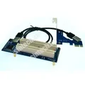 Sintech PCI-E Express X1 zu Dual PCI Riser Extender Karte mit Low Profile Halterung