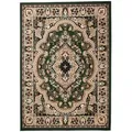 Tapiso Teppich, Beige, Grün, Textil, 60x100 cm, Teppiche & Böden, Teppiche