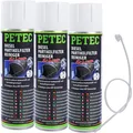 3x PETEC DPF DIESEL-PARTIKELFILTER-REINIGER 400ml SCHAUM AGR-VENTIL SCHUTZ SPRAY