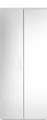 Schuhschrank LINCOLN Garderobenschrank Flurschrank Dielenschrank weiß Spiegel 80 cm