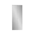LINCOLN Schuhschrank hoch mit Spiegeltüren, Weiß - Vielseitiger Mehrzweckschrank mit 11 verstellbaren Einlegeböden - 80 x 190 x 35 cm (B/H/T)