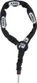 ABUS Rahmenschloss-Einsteckkette – Adaptor Chain 2.0 6KS – Kette zur Zweitsicherung des Fahrrads – 6 mm stark – 130 cm lang – Schwarz – mit Schlosstasche 5950