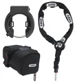 ABUS Schloss Granit XPlus 6950 + Einsteckkette ACH 2.0 130cm + Sattelt. ST5950