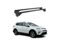OMAC Dachträger für Toyota RAV4 2016-2018 Gepäckträger Grundträger Alu Schwarz 2x (2-St), Wasserbeständig,Abnehmbar,Multifunktional,Leichtgewichtig