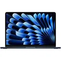 Apple Notebook MacBook Air 13 MW123D/A (2025), mitternacht, 13,6 Zoll, 10C CPU / 8C GPU, Apple M4, 256 GB SSD, 16 GB RAM