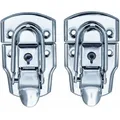 Hmf - 14985-09 Spannverschluss Mit Schloss, 2 Stück, 45 X 75 Mm, Silber Verzinkt