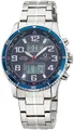 Funk-Multifunktionsuhr, Armbanduhr, Solar, Herrenuhr, Edelstahlarmband, analog, digital silberfarben