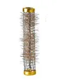 Comair 7000905 Drahtwickler mit Borste, länge 63 mm, 12 stück, gold