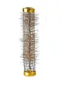 Comair 7000905 Drahtwickler mit Borste, länge 63 mm, 12 stück, gold