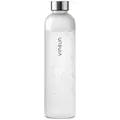 Vinsun Trinkflasche Tritan Wasserflasche 1L, Sportflasche Kohlensäure geeignet & BPA frei, Auslaufsicher, bruchsicher, geruchs- und geschmacksneutral weiß 1000 ml | 28 cm