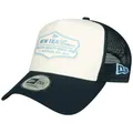 New Era Adjustable Trucker Cap - Retro Patch Navy/Chrome