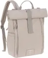 LÄSSIG Wickelrucksack Green Label, Rolltop Up, taupe, vegan, zum Teil aus recyceltem Material