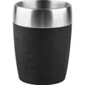TRAVEL CUP Thermobecher schwarz/edelstahl, 0,2 Liter