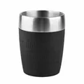 Emsa Travel Cup Isobecher Thermobecher Thermoflasche Isolierbecher Schwarz 200ml