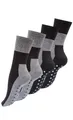 Vincent Creation® Socken Stoppersocken (4-Paar) mit ABS-Sohle