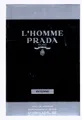 Prada L`Homme Intense Eau de Parfum  100 ml Neu OVP