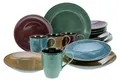 CreaTable, 23858, Marrakesch Bunt, Kombiservice 16-tlg, Steinzeug