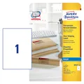 Avery Universaletiketten J8567-25 Transparent 210 mm x 297 mm (J8567-25)