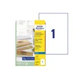 Avery Zweckform Etiketten 25 Folien-Versandetiketten J8567-25 transparent 210,0 x 297,0 mm