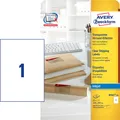 AVERY Zweckform Folien-Versandetiketten J8567-25 transparent 210,0 x 297,0 mm, 2