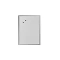 1-36x herlitz Magnettafel, (B)400 x (H)600 mm, aus Metall, weiß SPARE BIS ZU 49%