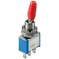 Miniatur-Kippschalter, 1 x um, 6 A/125 V oder 3 A/250 V