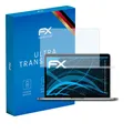 atFoliX 2x Schutzfolie für Apple MacBook Pro 2017 13 inch incl. Touch Bar klar