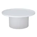 Grafelstein Dekoplateau mittel - Kerzenteller, Dekoteller, Ø 20,5cm - Elegantes Design, Ideal für Kerzen & Deko, Vielseitig verwendbar, Metall, weiß