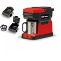 Einhell Kaffeemaschine TE-CF 18 Li-Solo, mit Kaffeebecher, 240 ml, akkubetrieben, rot, bis zu 2 Tassen