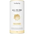 foodspring All-in-One Post-Workout Shake für Muskelwachstum & -erhalt – 20g Kohlenhydrate pro Portion zur Regeneration nach intensivem Training – hoher Proteingehalt & wenig Zucker (1000g | Vanille)