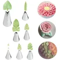 Kuchen dekorations Set, 7-teiliges Spritztüllen-Set aus Edelstahl – Weihnachten, Geburtstage, Jubiläum, Hochzeit, DIY-Icing-Tülle für Cupcake...