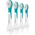Sonicare for Kids mini Aufsteckbürsten (4 Stück) HX6034/33 - Türkis