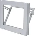 WOLFA Mehrzweck Kipp-Fenster PLUS Kunststoff weiß 600x500 mm mit Isolierglas