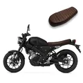 Sitzbank für Cafe-Racer oder Scrambler Umbau Craftride Flat braun