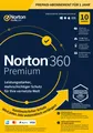 NORTON 360 PREMIUM 2026, kontinuierlicher Schutz,10Geräte,1Jahr, Download