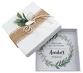 Geldgeschenk Verpackung Personalisiert Kommunion Konfirmation Fisch Eukalyptus