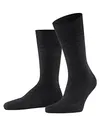 FALKE Herren Socken Airport Plus M So Wolle Baumwolle einfarbig 1 Paar, Grau Anthracite Melange 3080, 41-42