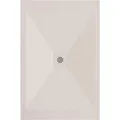Mirlo Mineralguss Duschwanne Extra Flach Dexa  Beige 80x90cm