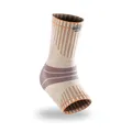 BAUERFEIND Sprunggelenkbandage zum Wandern „Outdoor Ankle Support“, 1 Unisex Knöchelbandage, Fussbandage, Rechts & Links tragbar, Merino Wolle, XL