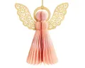 Viana Christbaumschmuck Dekorative Papierengel Anhänger für Weihnachtsbaum und, 4 Stück