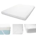 10cm Kaltschaum-Matratzentopper MCW-E63, Topper Matratzenauflage Matratzenschoner ~ 180x200cm