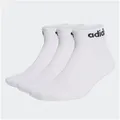 adidas Sportswear Sportsocken LINEAR CUSHIONED ANKLE SOCKEN, 3 PAAR (3-Paar) weiß S (37/39)