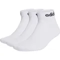 adidas Linear Ankle Socks Cushioned Socks 3 Pair Pack white-black (001A) S